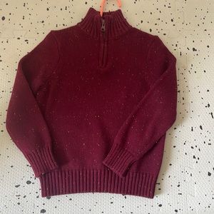 Burgundy sweater